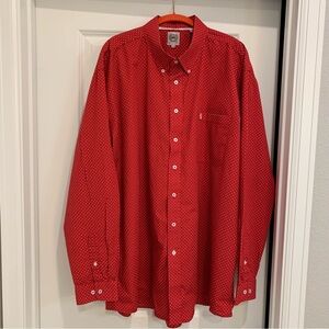 Cinch Red Casual Button Down Shirt